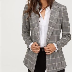 H&M PLAID BLAZER